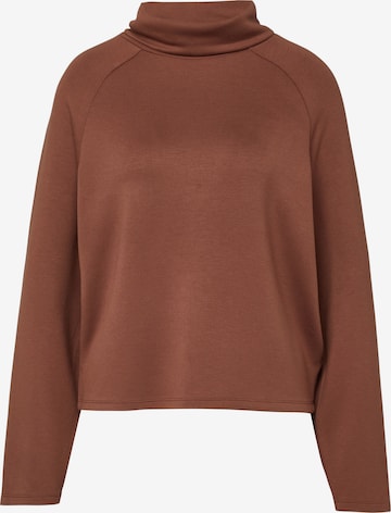 s.Oliver Sweatshirt in Braun: Vorderseite