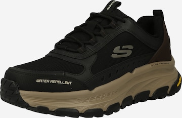 SKECHERS Platform trainers in Black: front