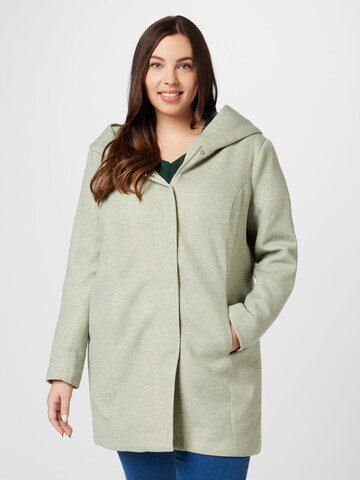 Manteau mi-saison 'Sedona' ONLY Carmakoma en vert : devant