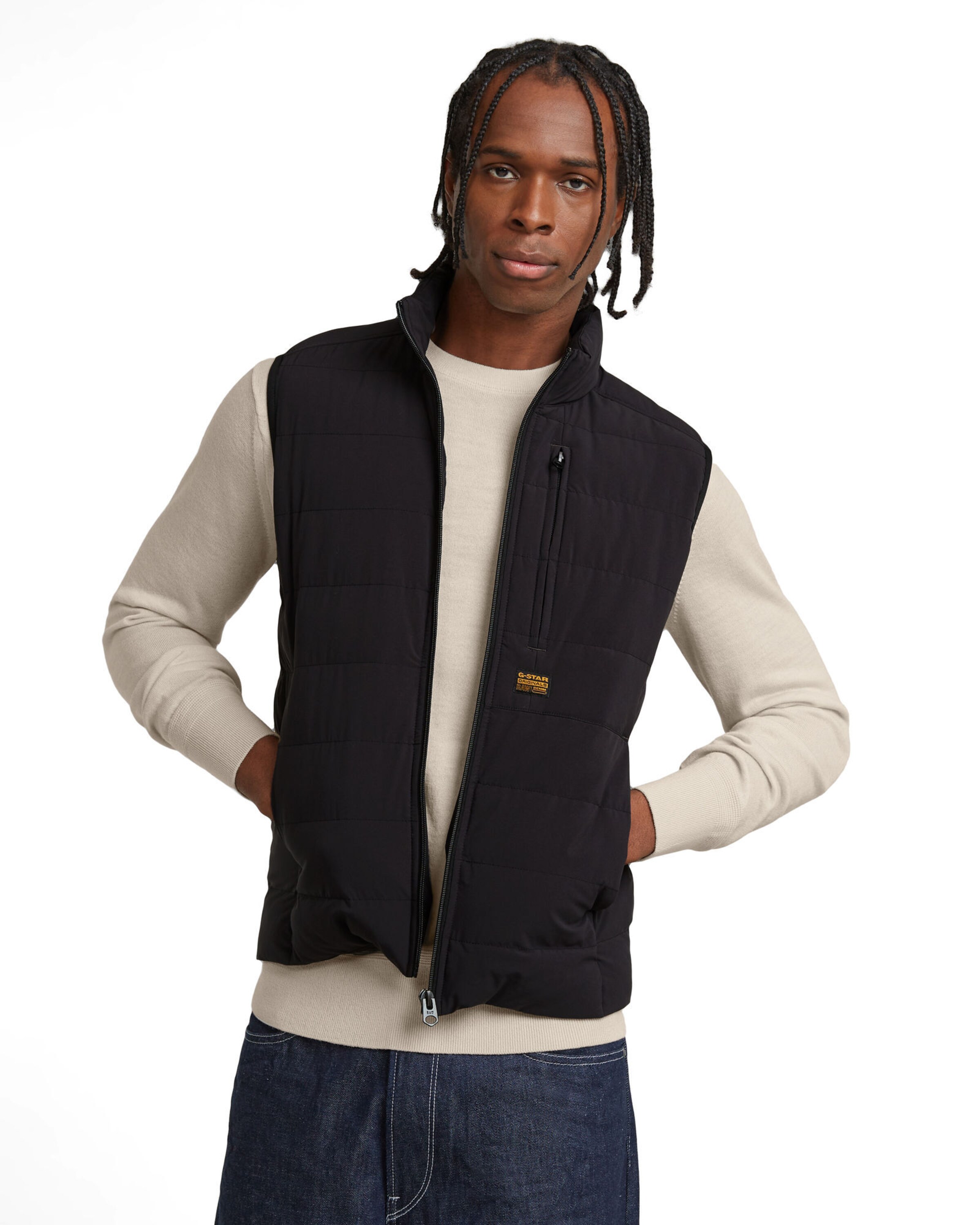G-STAR Vest in Black: front
