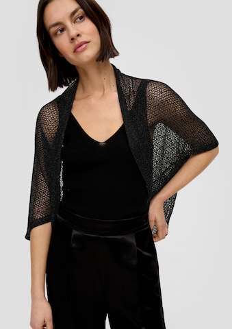 s.Oliver BLACK LABELBolero - crna boja: prednji dio
