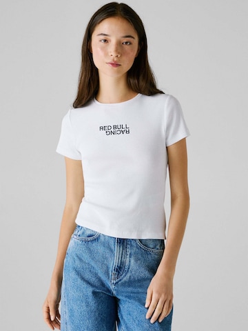 T-shirt Red Bull Racing x Pepe Jeans en blanc : devant