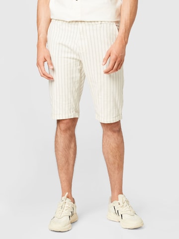 TOM TAILOR Chino Pants in White: front