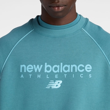 Sweat-shirt 'Trackside' new balance en bleu