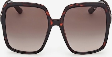 Occhiali da sole di GUESS in marrone: frontale