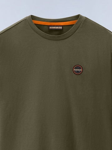 NAPAPIJRI Shirt 'S-Badge' in Green