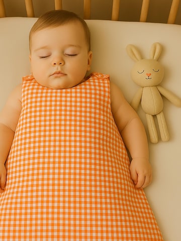 Sac de couchage 'Organic Cotton Summer Sleeping Bag' PAPATE en orange