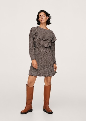 Robe 'Lozano' MANGO en marron : devant