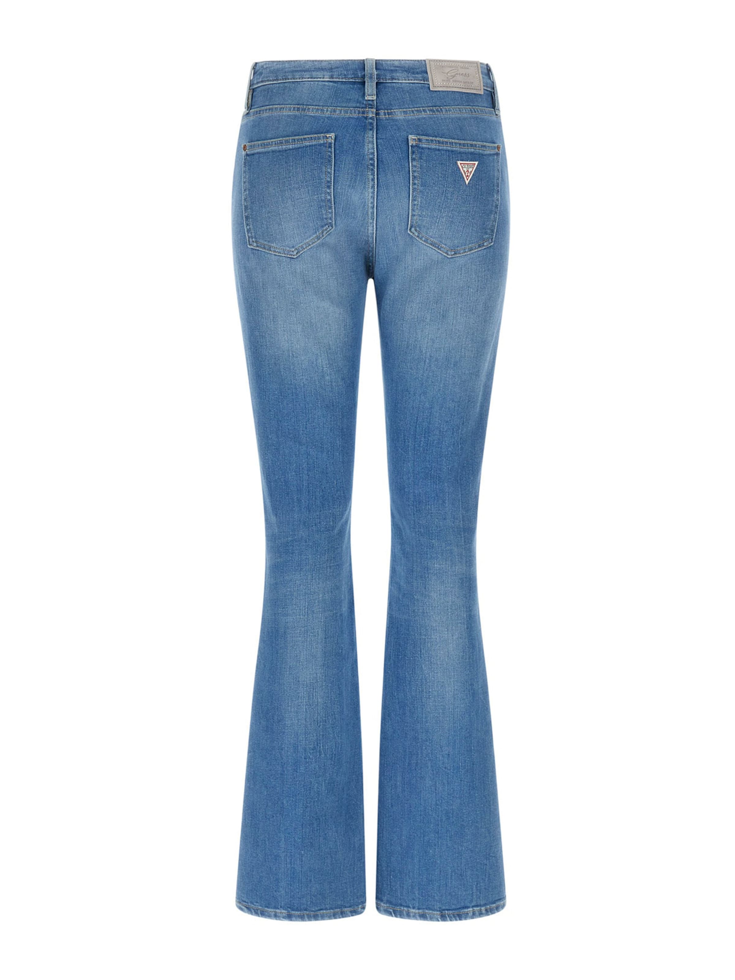 GUESS Расклешенный Джинсы в Синий