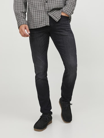 JACK & JONES Slimfit Τζιν 'Glenn' σε μαύρο: μπροστά