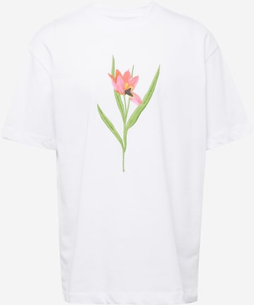 T-Shirt TOPMAN en blanc : devant