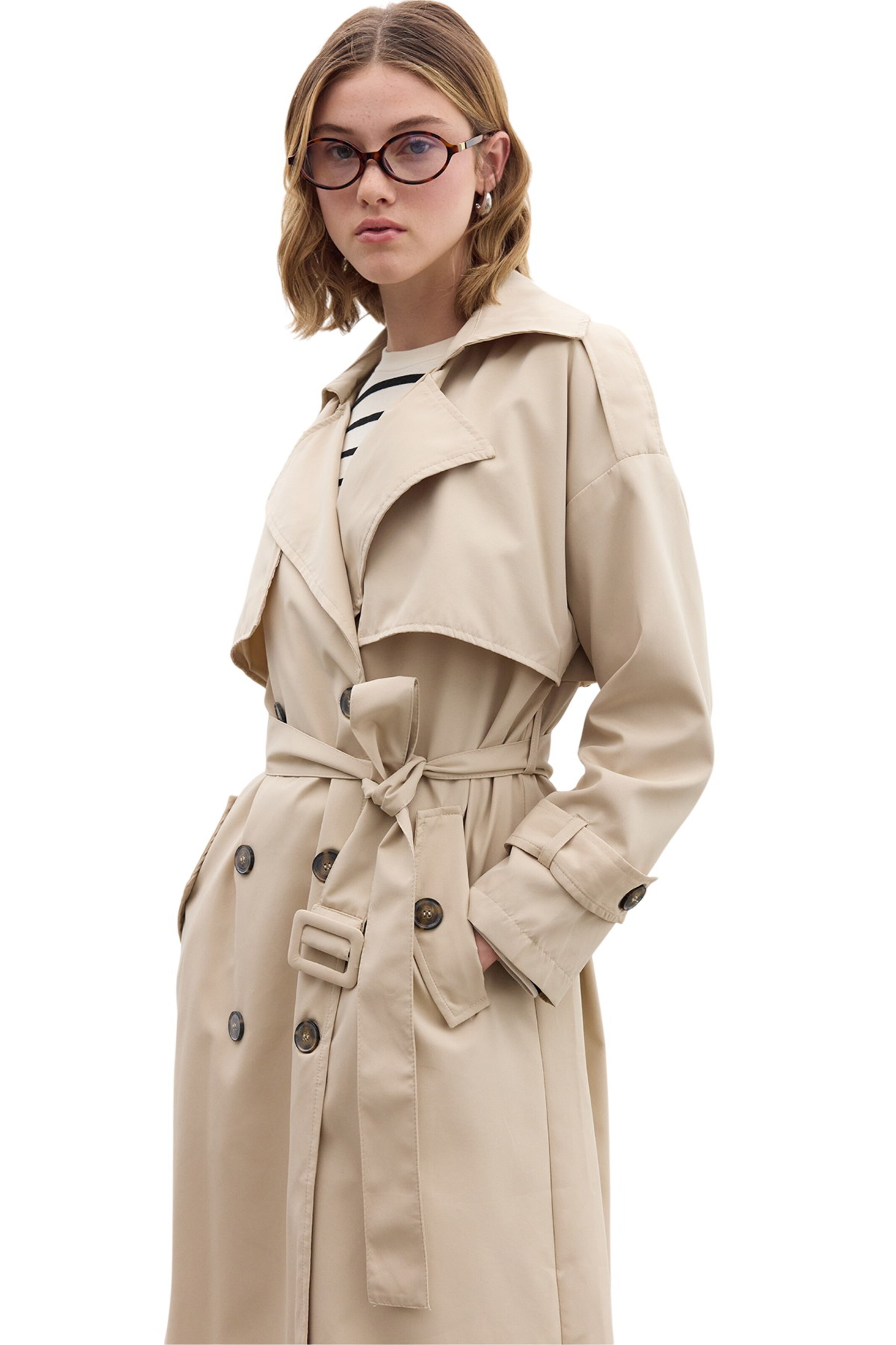 MANUKA Tussenmantel in Beige