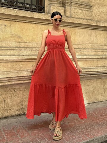 For You Moda Jurk in Oranje
