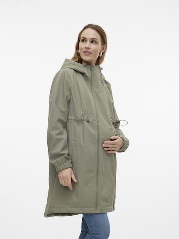 Manteau fonctionnel 'Nell' MAMALICIOUS en vert : devant