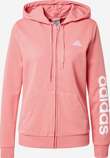 ADIDAS ORIGINALS Sportsweatjacke in rosa / weiß, Produktansicht