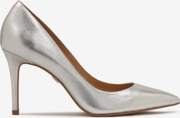 Escarpins Kazar en argent : devant