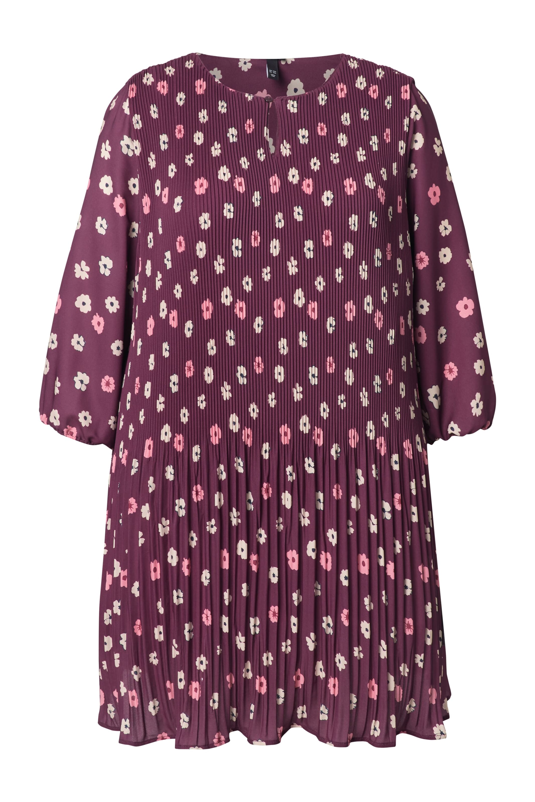 Ulla Popken Jurk in Rood: voorkant