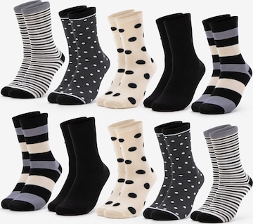 Chaussettes 'Lotte' Occulto en beige : devant