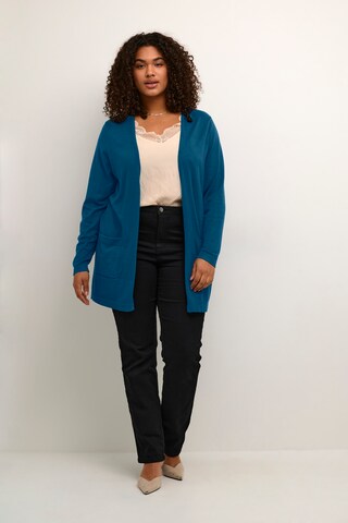 Cardigan KAFFE CURVE en bleu