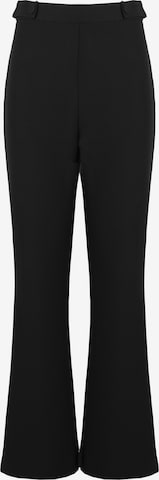 Influencer Trousers in Black: front