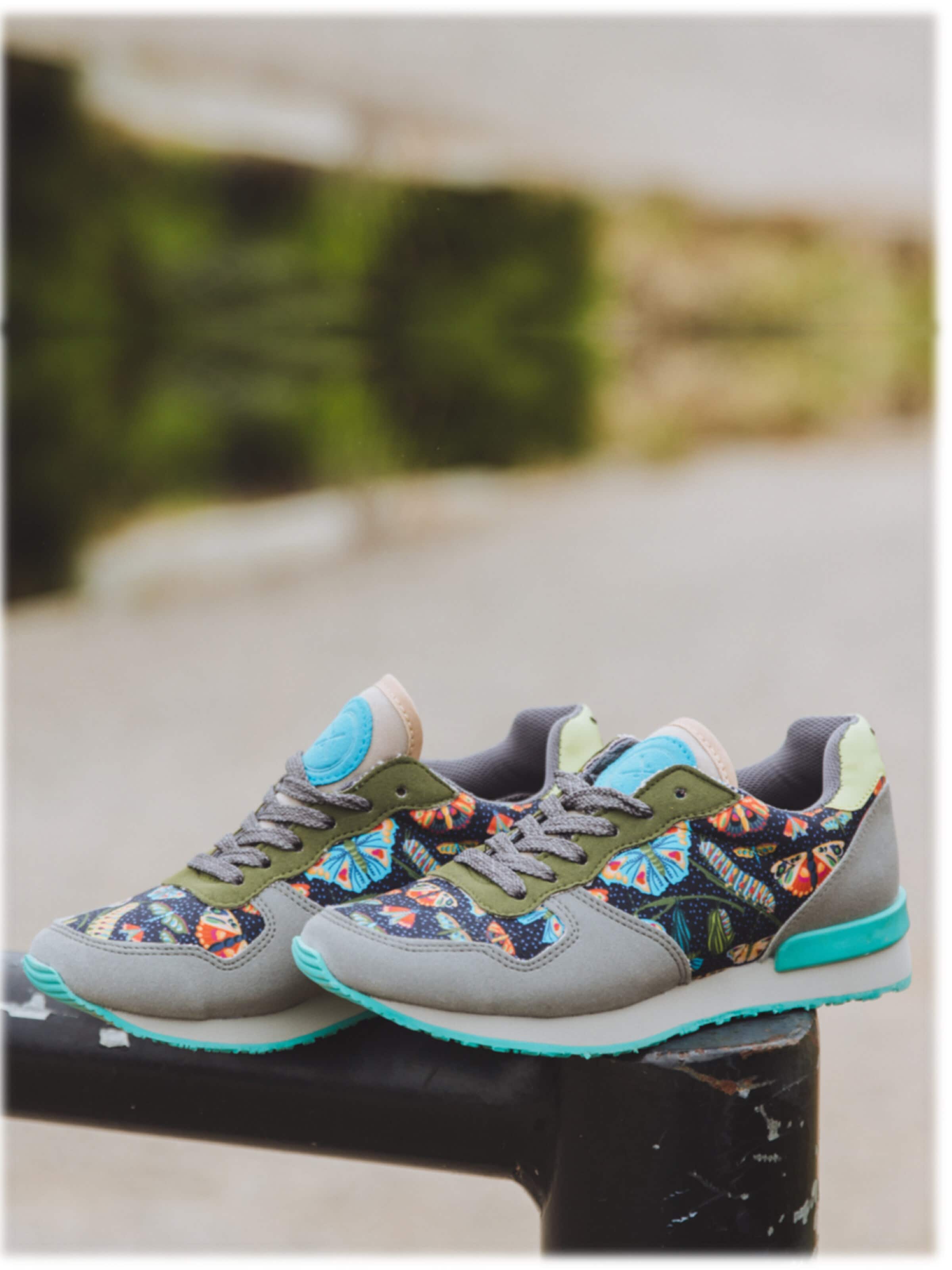 inkkas Platform trainers 'Flutterby' in Grey