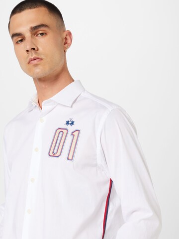 La Martina Regular fit Button Up Shirt in White
