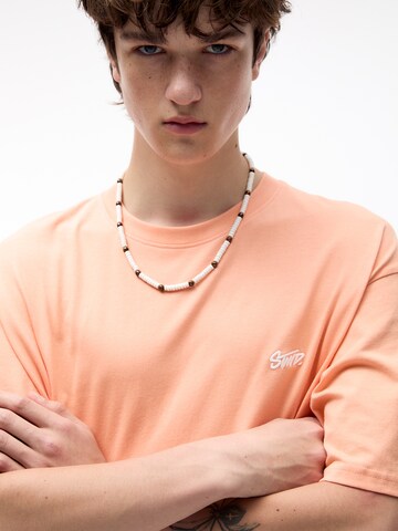Pull&Bear Tričko - Oranžová