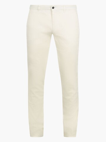 Suitable Regular Chino 'Pico' in Wit: voorkant
