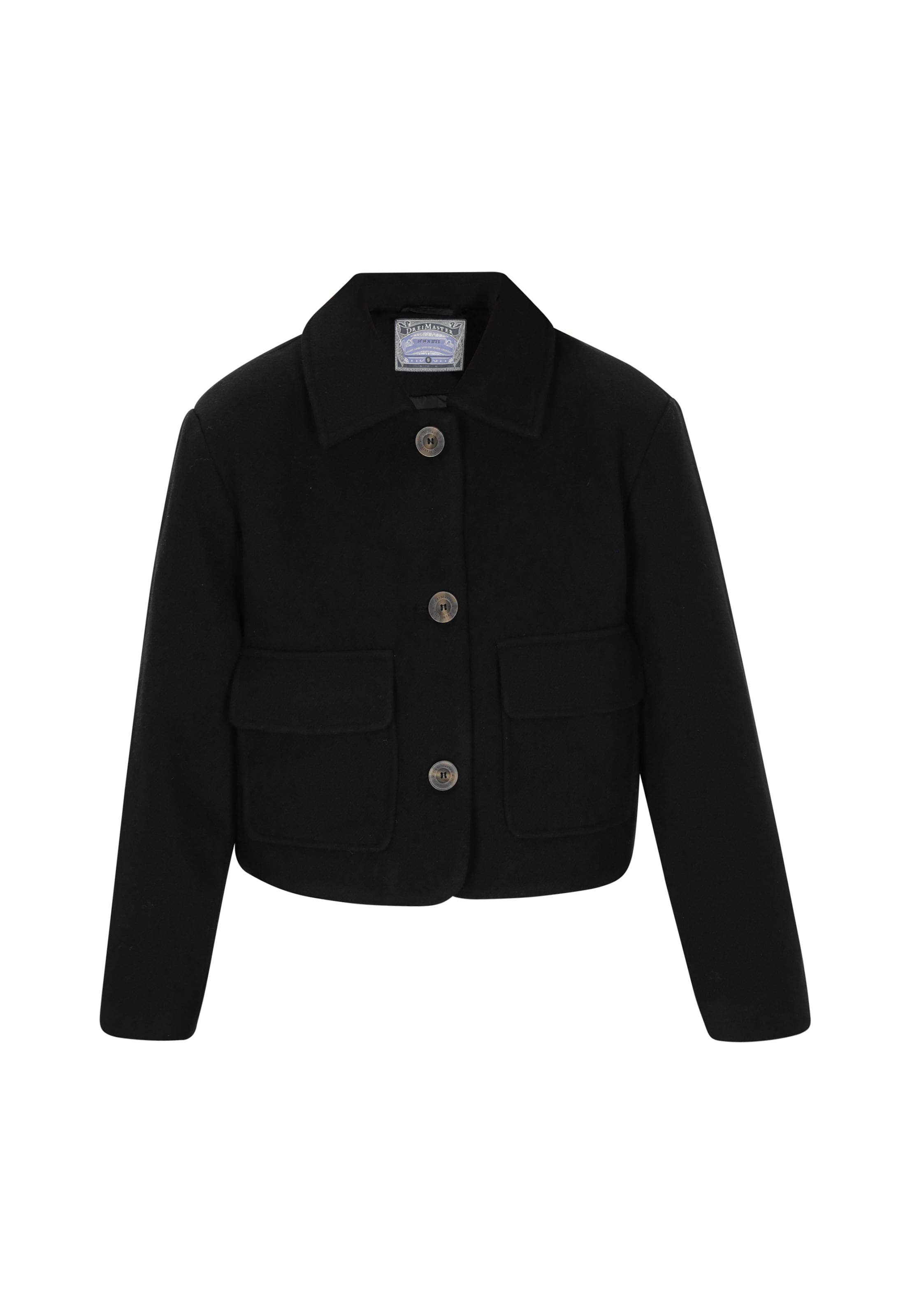 DreiMaster Vintage Prechodná bunda - Čierna: predná strana