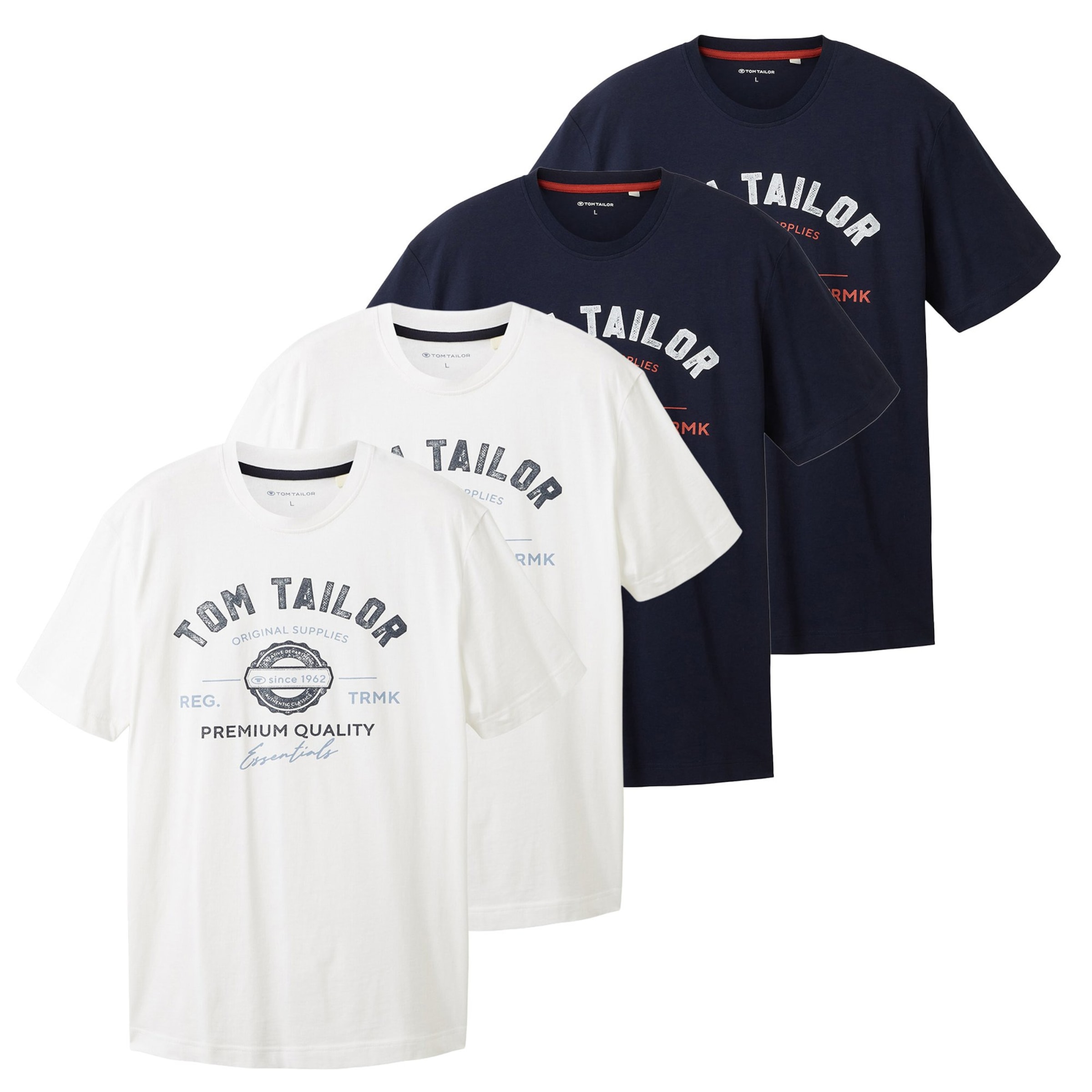 TOM TAILOR - Camiseta en azul: frente