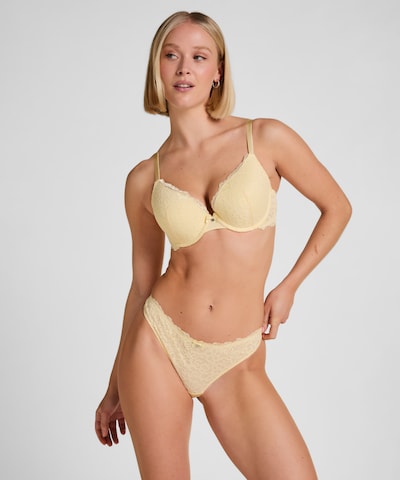 Hunkemöller String 'Marine' in XS in Pastel yellow, Item view