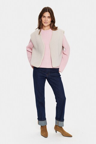 SAINT TROPEZ Vest 'Icaria' i beige