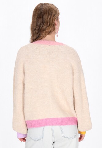 MYMO Gebreid vest in Beige
