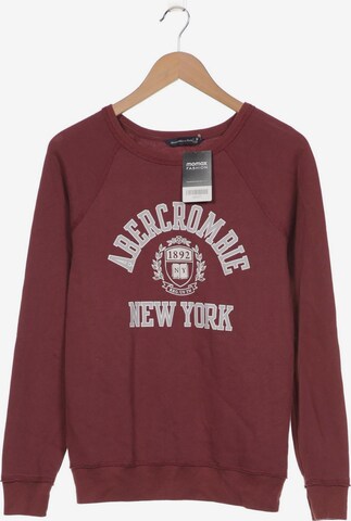 Abercrombie & Fitch Sweatshirt & Zip-Up Hoodie in M in Red: front