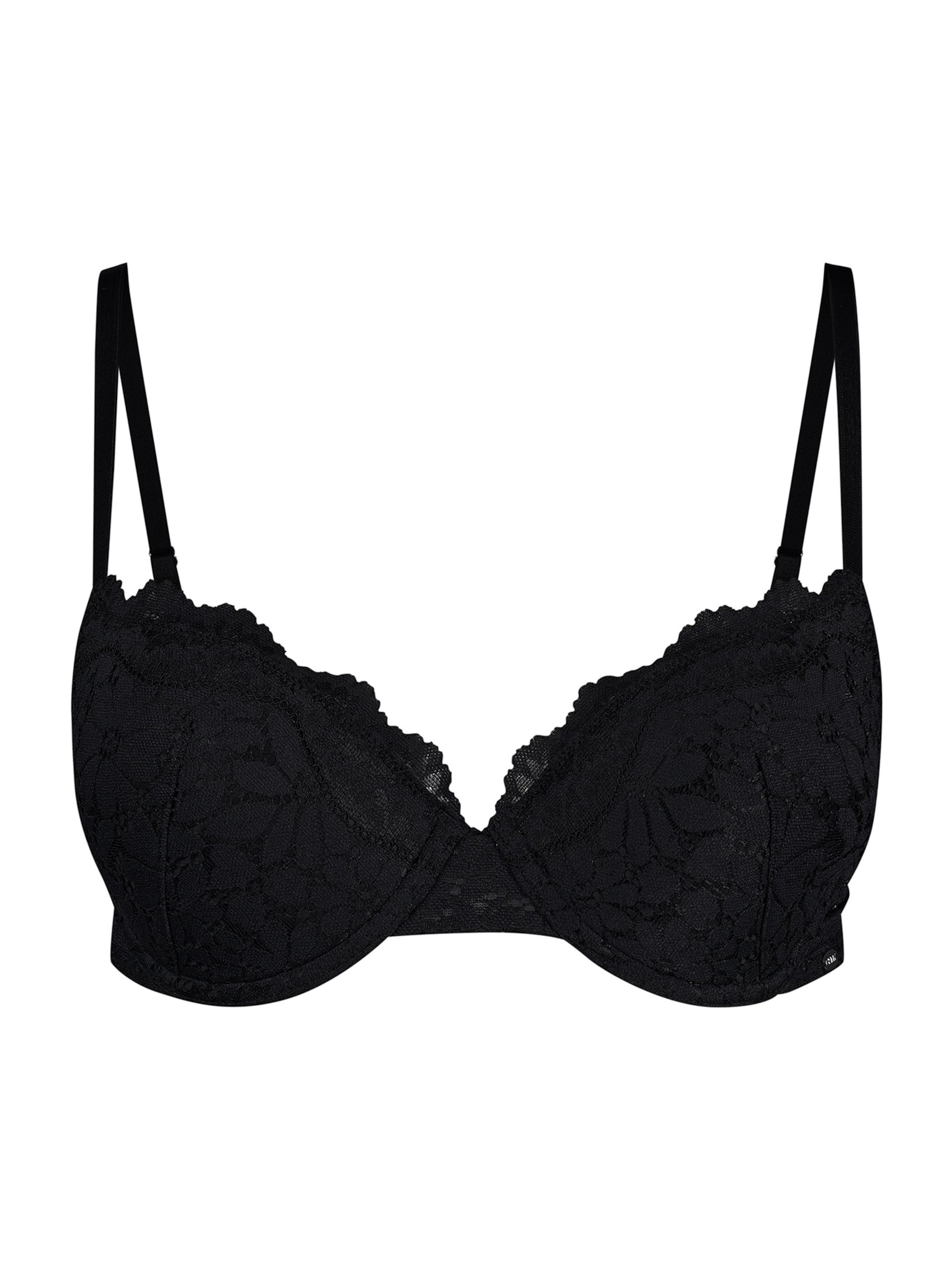 Sutien de la Skiny pe negru: față