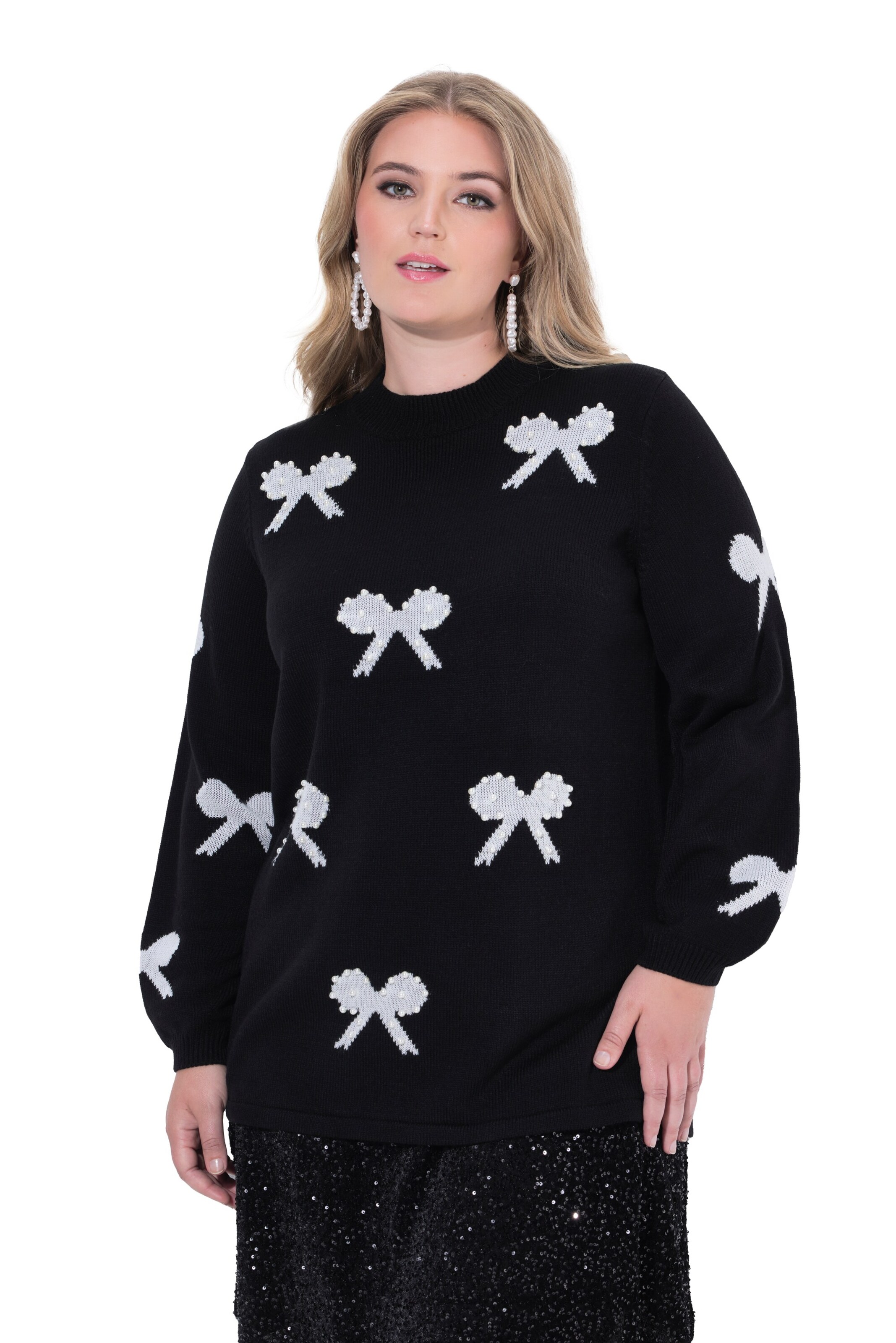 MIAMODA Trui in Zwart: voorkant