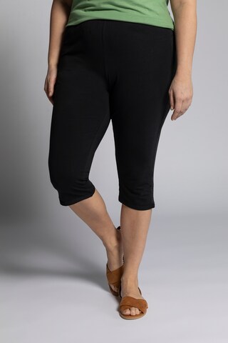Ulla Popken Skinny Leggings in Zwart: voorkant