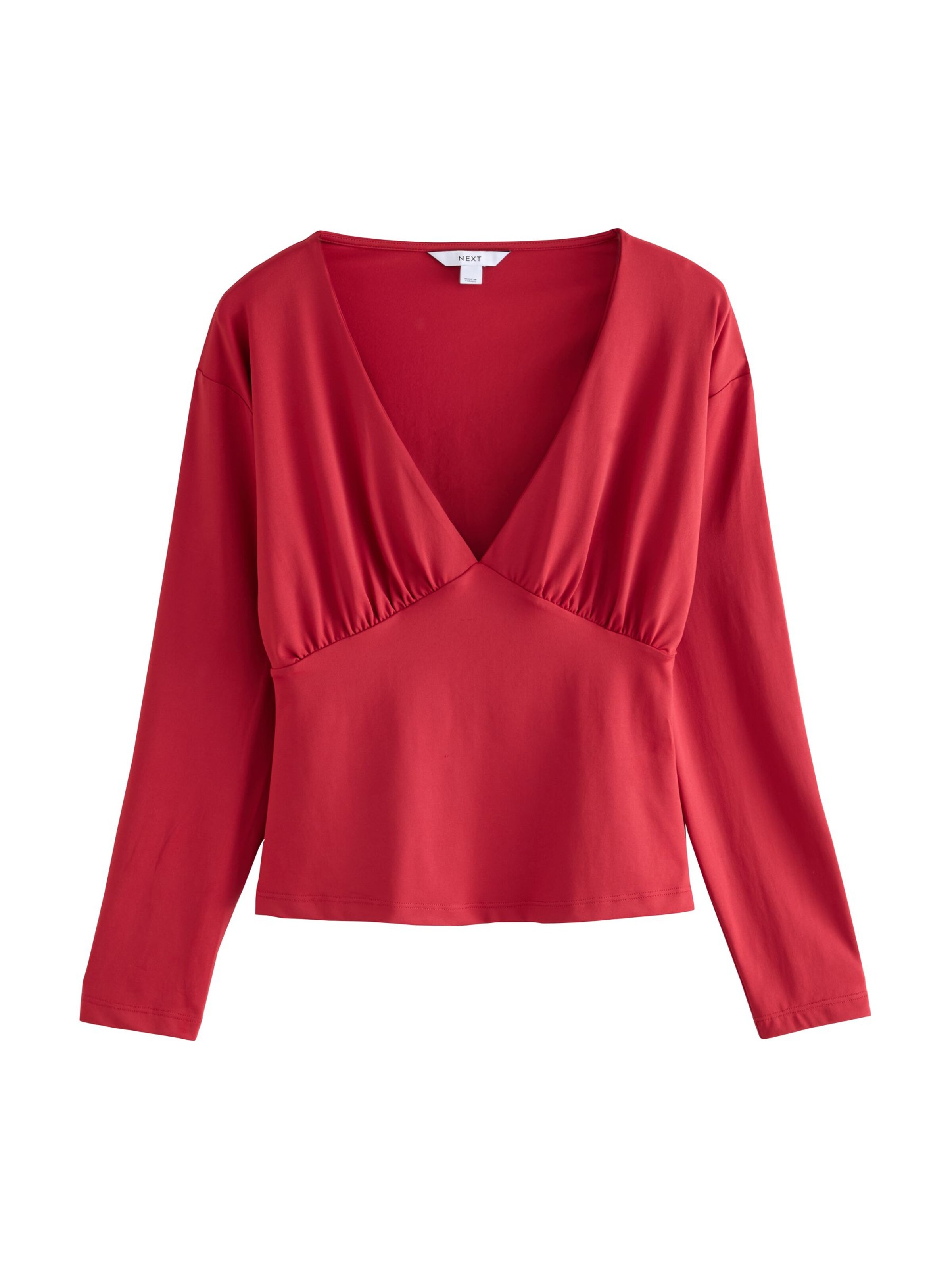 Next T-shirt en S en rouge, Vue avec produit