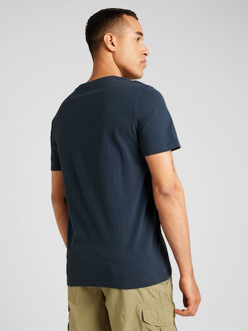 Superdry T-Shirt 'Duo' in Blau