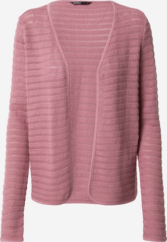 ONLY Pletena jopa 'ONLCrystal' | roza barva: sprednja stran