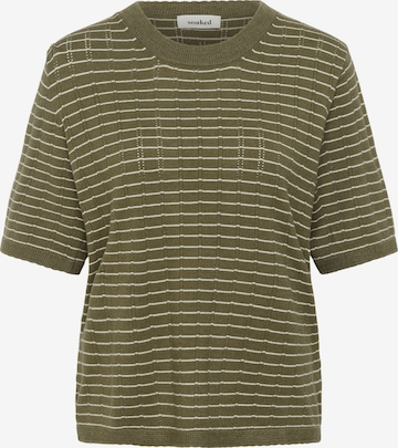Pull-over 'Spina' SOAKED IN LUXURY en vert : devant