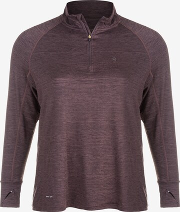 Q by Endurance Performance Shirt 'FERMIER' in Brown: front
