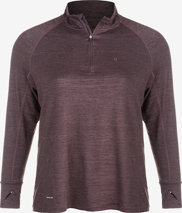 Q by Endurance Performance Shirt 'FERMIER' in Brown: front