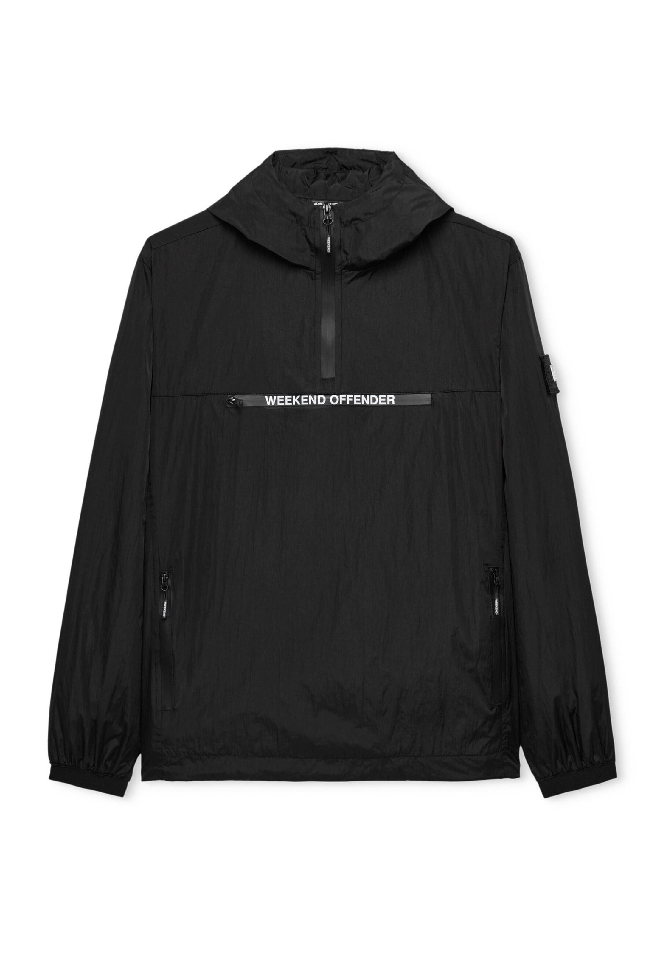 Veste mi-saison 'Ranglin' Weekend Offender en noir : devant