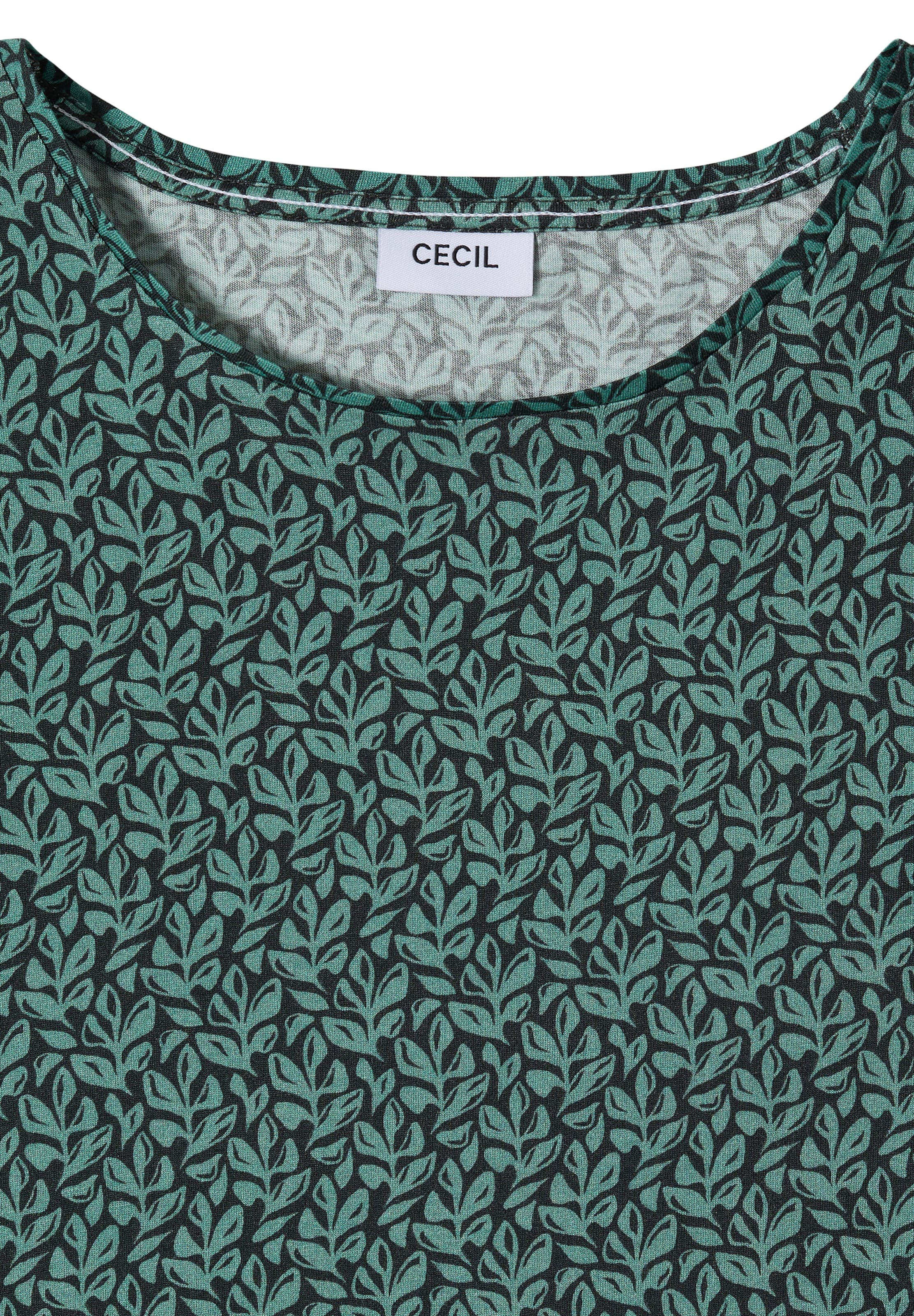 CECIL T-Shirt 'Basic' in Grün