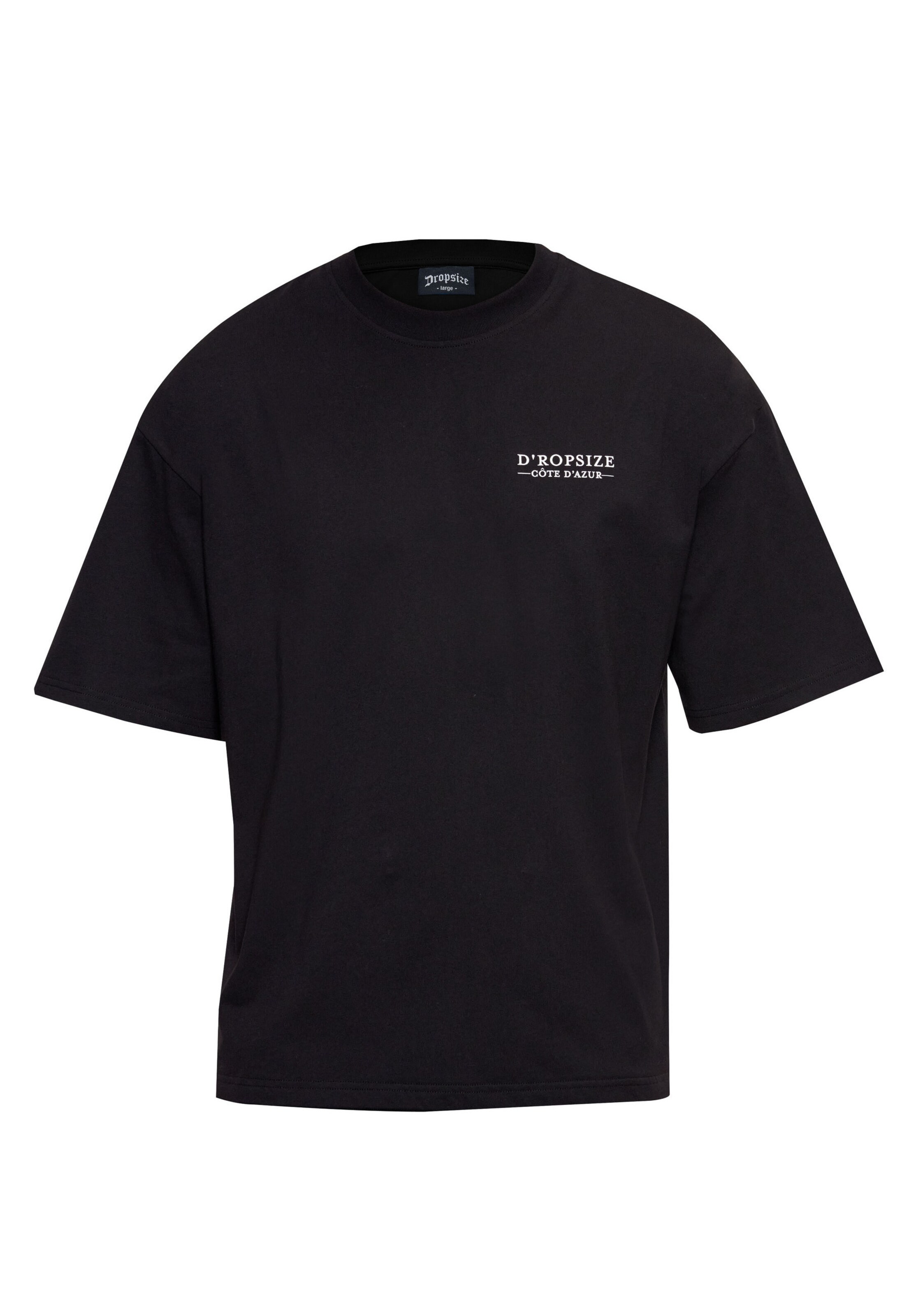 Dropsize - Camisa em preto: frente