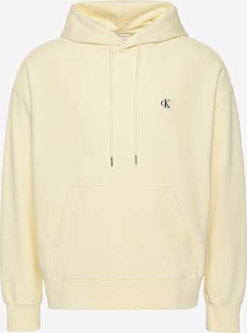 Calvin Klein Jeans Sweatshirt 'Premium' in Yellow: front