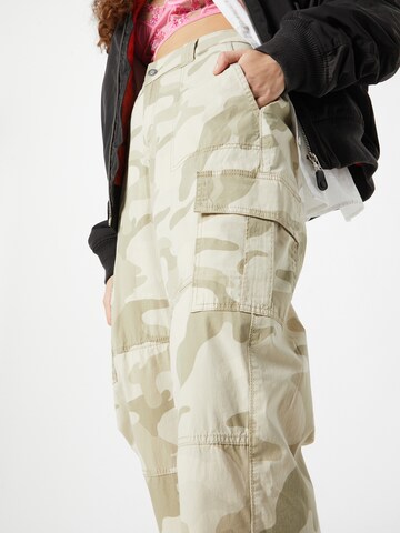 Wide Leg Pantalon cargo HOLLISTER en beige