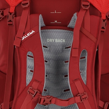 Zaino sportivo 'Alptrek 50 Rucksack' di SALEWA in rosso