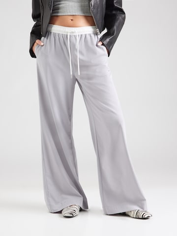 Tally Weijl - Pierna ancha Pantalón en gris: frente